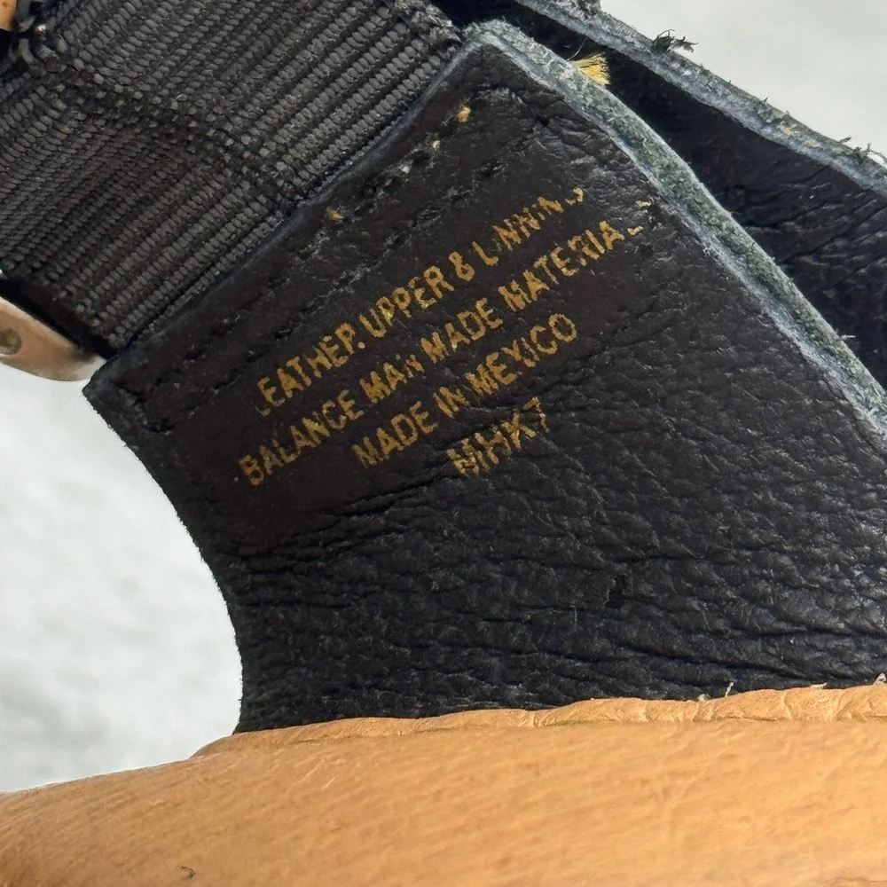 Born Black Leather Cork Wedge Slide Sandals Women's Size 10.5 Buckle Comfort